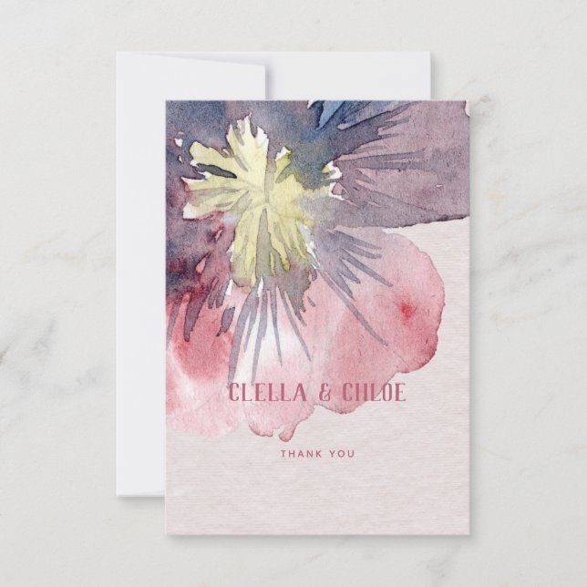 Carte de remerciements Mariage (Devant)