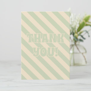 Carte De Remerciements Mariage Boho Super coloré rétro