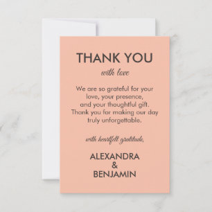 Carte De Remerciements Mariage Botanique Vintage Accent Chaleureux et R