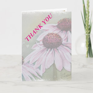 Carte de remerciements MARIAGE DATES ROSES