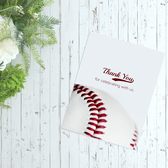 Carte De Remerciements Mariage de base-ball économique (Créateur téléchargé)