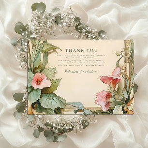 Carte De Remerciements Mariage de vigne vierge