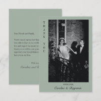 Mariage élégant avec photo et message personnalisé