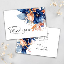 Mariage Élégant en Terre Cuite Bleu Marine