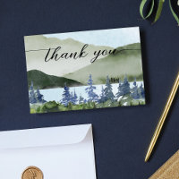 Mariage extérieur forêt montagne nature aquarelle
