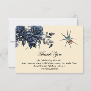 Carte De Remerciements Mariage gothique : Baby shower