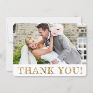 Carte De Remerciements Mariage mignon des textes de parties scintillantes
