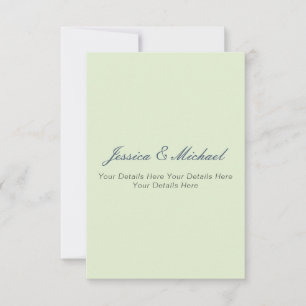 Carte De Remerciements Mariage Moderne Élégant Simple Professionnel