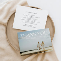 Mariage moderne Full Photo Bold