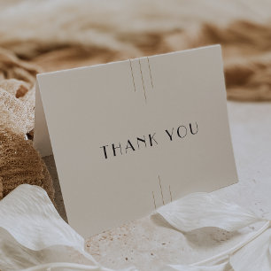 Carte De Remerciements Mariage noir d'or d'ivoire d'Art déco TOUS les rét