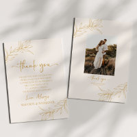 Mariage personnalisé avec feuille de branche minim