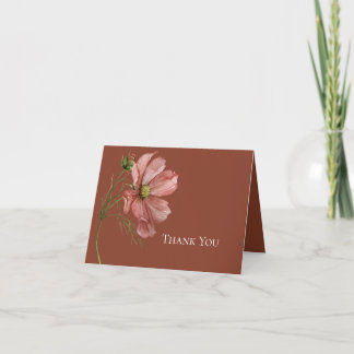 Carte De Remerciements Mariage photo Floral