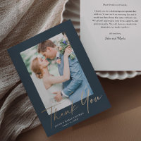 Mariage photo Gold Script