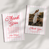 Mariage photo moderne minimaliste rayures roses ro