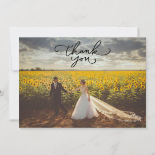 Carte De Remerciements Mariage photo paysage