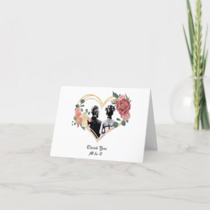 Carte De Remerciements Mariage Punk