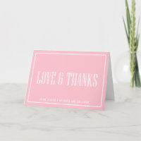 Mariage Rose Typographie Classique