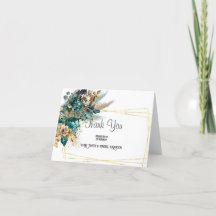 Mariage turquoise et Gold