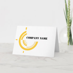 Carte De Remerciements Marque Nom de l'entreprise Logo Promotionnels Entr
