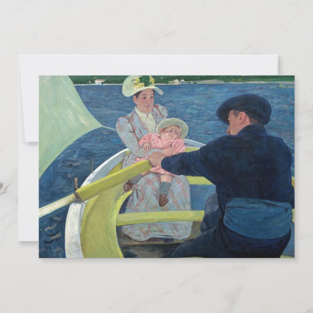 Carte De Remerciements Mary Cassatt - La fête de la navigation (Devant)