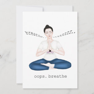 Carte De Remerciements méditation amusante