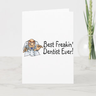 Carte De Remerciements Meilleur Dentiste Freakin Jamais 2