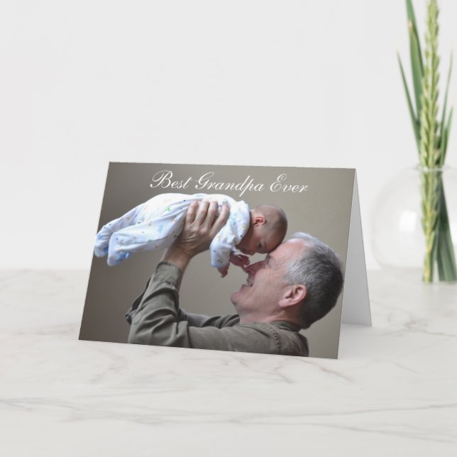 Carte De Remerciements Meilleur grand-père Jamais Père jour Papa Papa Pap (Devant)