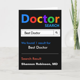 Carte De Remerciements Meilleure recherche de meilleur médecin drôle et m