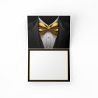 Mens Black Gold Tuxedo fête d'anniversaire