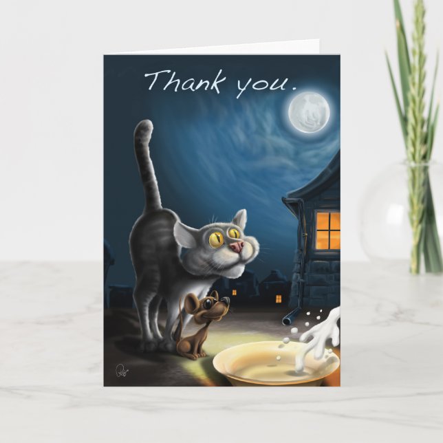 Carte De Remerciements Merci! (Devant)