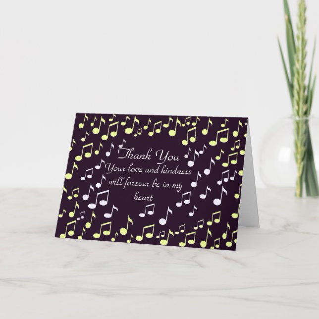 Carte De Remerciements Merci_ (Devant)
