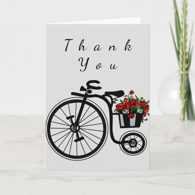 Carte De Remerciements Merci- (Devant)