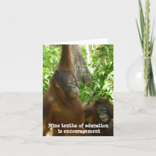 Carte De Remerciements Merci, enseignant : Encouragement