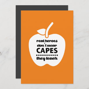 Carte De Remerciements Merci, professeur. Citation d'enseignement   Apple