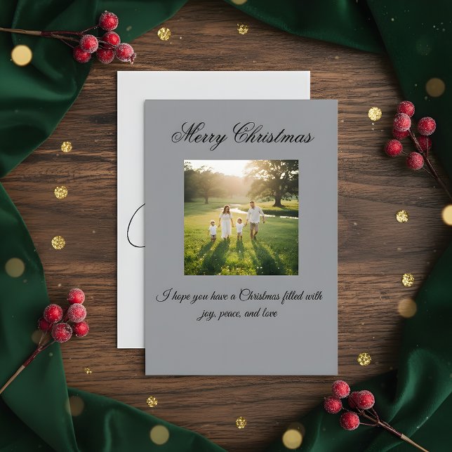Carte De Remerciements Merry Christmas Greeting Card (Créateur téléchargé)