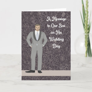 Carte De Remerciements Message au Fils sur les mots Mariages ajoutés par 