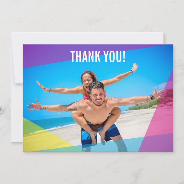 Carte De Remerciements Miami Nights (Devant)