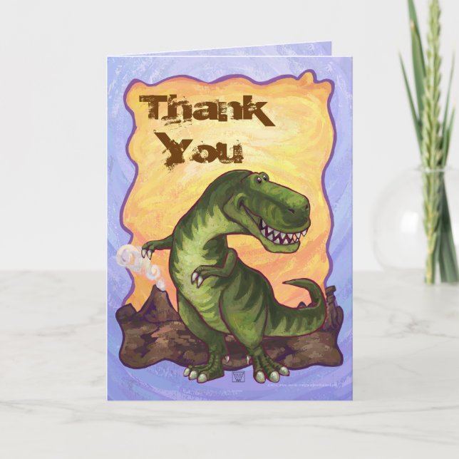 Carte de remerciements mignon de Rex de (Devant)
