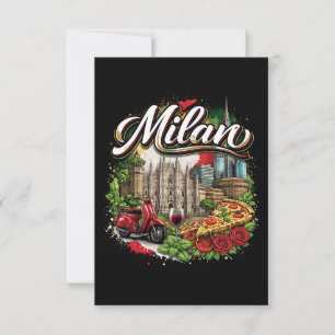 Carte De Remerciements Milan