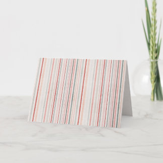 Carte De Remerciements Minimal Stripe Thank You Card