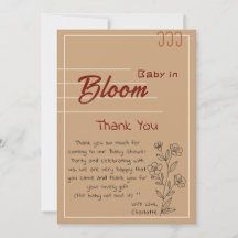 Minimalist Baby In Bloom Wildflower Baby Shower