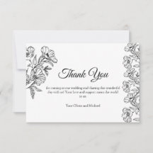 Minimaliste Art botanique en ligne blanche