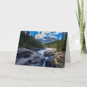 Carte De Remerciements Mistaya River Alberta, Canada