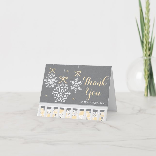 Carte de remerciements mobile de baby shower de (Devant)