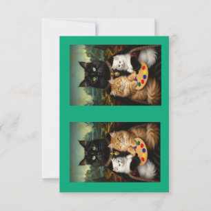 Carte De Remerciements Mona Lisa Friends
