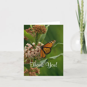 Carte De Remerciements Monarque Butterfly