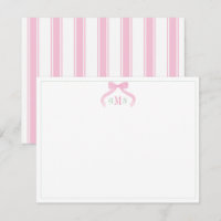 Monogramme à trois lettres rose et vert de style P