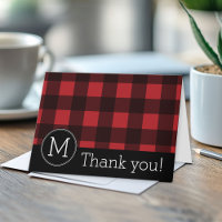 Monogramme de Motif de Buffle Noir Rouge Rustique