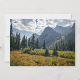 Carte De Remerciements Montagnes La nature sauvage de la Sainte Croix,