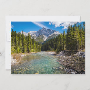 Carte De Remerciements Montagnes   Parc national Banff, Rocheuses canadie